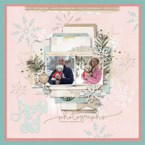 Katie Pertiet Designs Scrapbook Layout