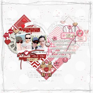 Katie Pertiet Designs Scrapbook Page Layout