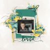 Katie Pertiet Designs Scrapbook Page Layout