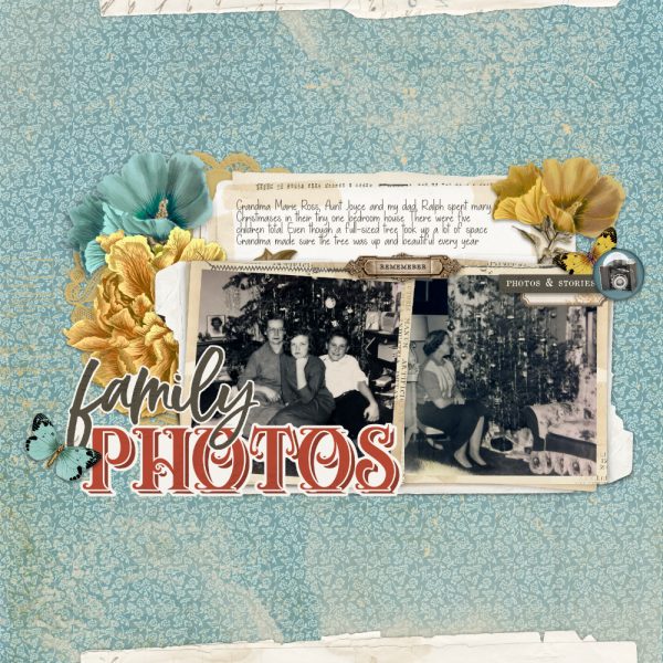 Katie Pertiet Designs Scrapbook Page Layout