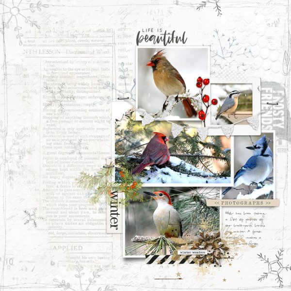 Katie Pertiet Designs Scrapbook Page Layout