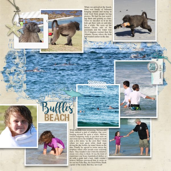 Katie Pertiet Designs Scrapbook Page Layout