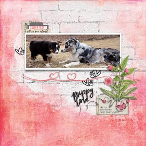 Katie Pertiet Designs Scrapbook Page Layout