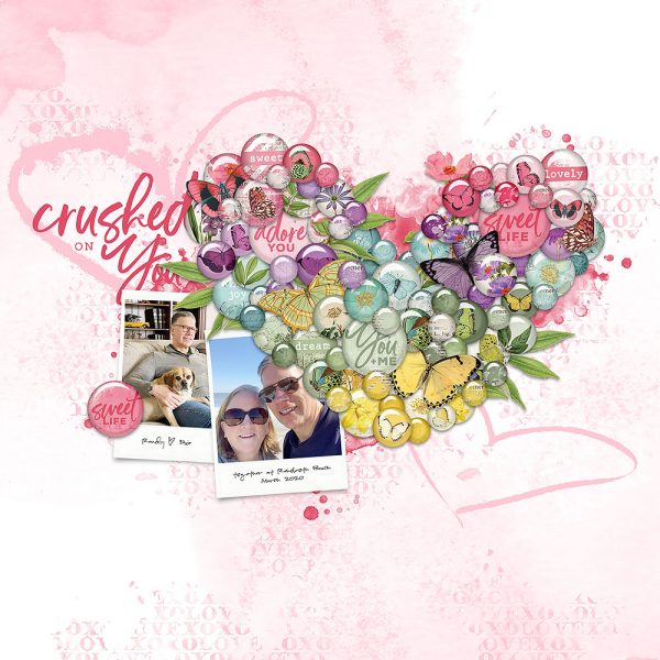 Katie Pertiet Designs Scrapbook Page Layout