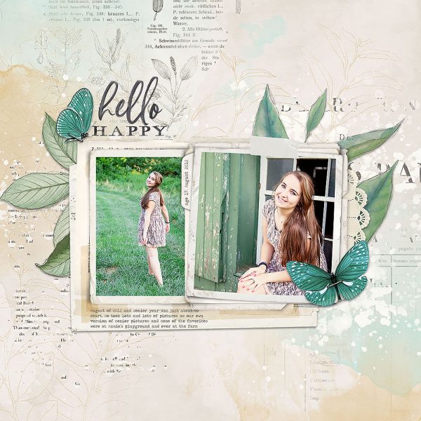 Katie Pertiet Designs Scrapbook Layout