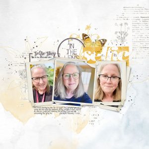 Katie Pertiet Designs scrapbook layout