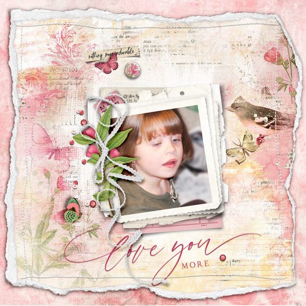 Katie Pertiet Designs Scrapbook Page Layout