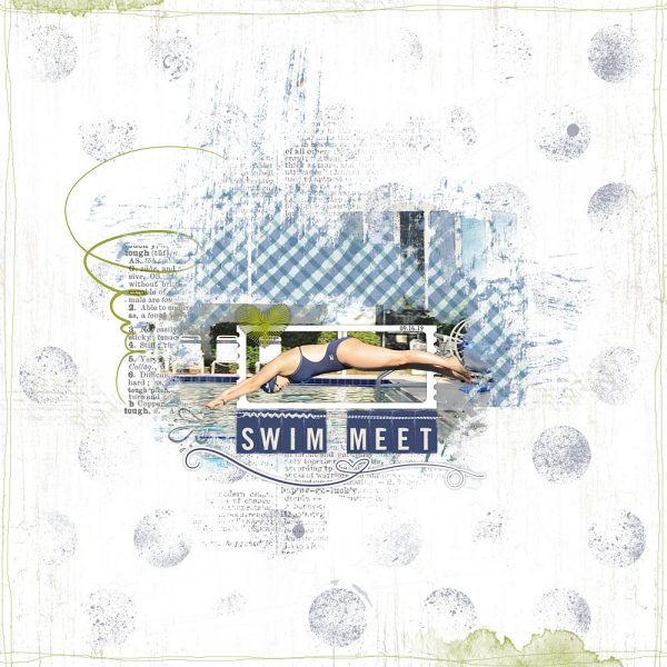 Katie Pertiet Designs Scrapbook Page Layout