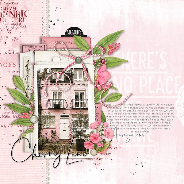 Katie Pertiet Designs Scrapbook Page Layout