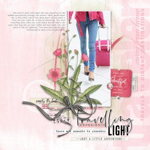 Katie Pertiet Designs Scrapbook Page Layout