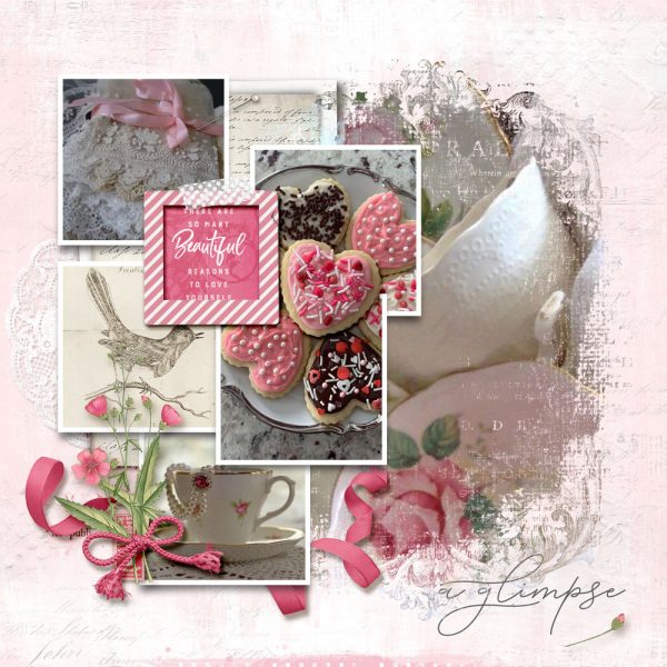 Katie Pertiet Designs Scrapbook Page Layout