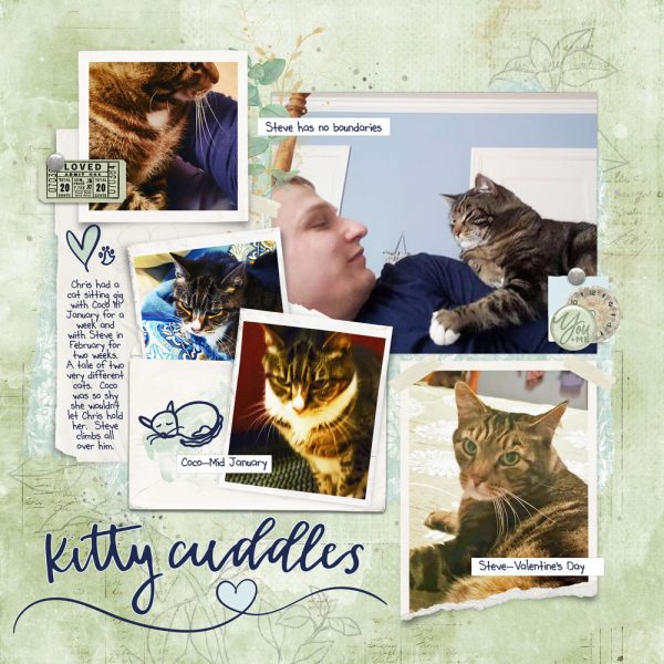 Katie Pertiet Designs Scrapbook Page Layout