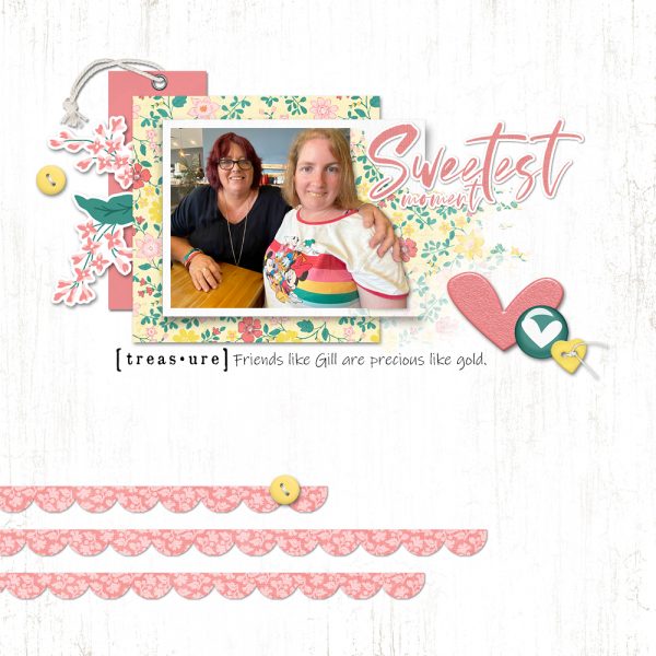 Katie Pertiet Designs Scrapbook Page Layout