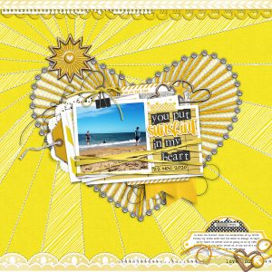 Katie Pertiet Designs Scrapbook Page Layout