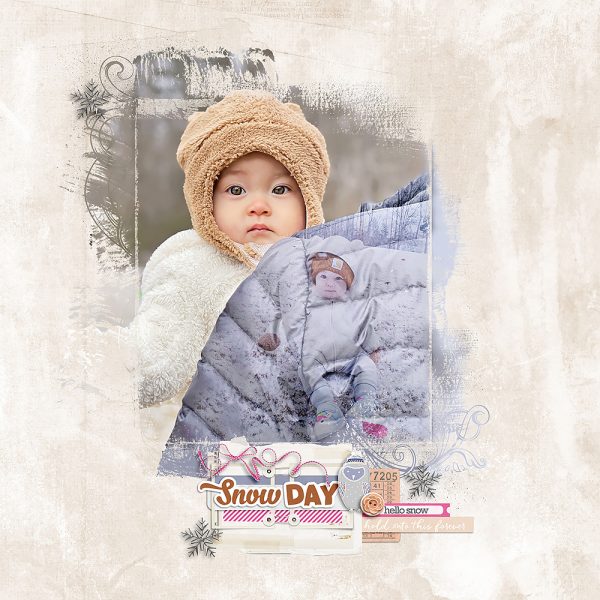 Katie Pertiet Designs Scrapbook Page Layout