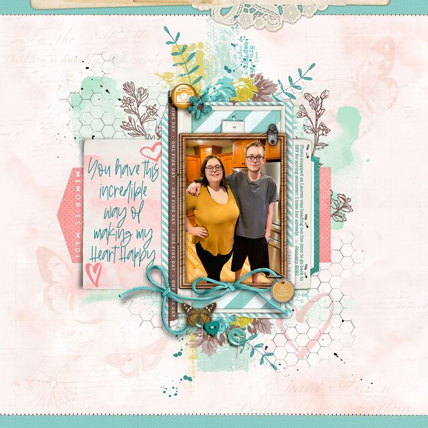 Katie Pertiet Designs Scrapbook Page Layout