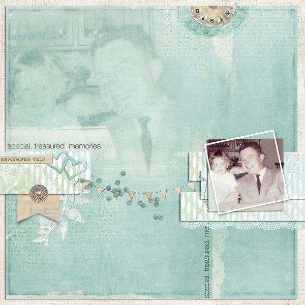 Katie Pertiet Designs Scrapbook Page Layout