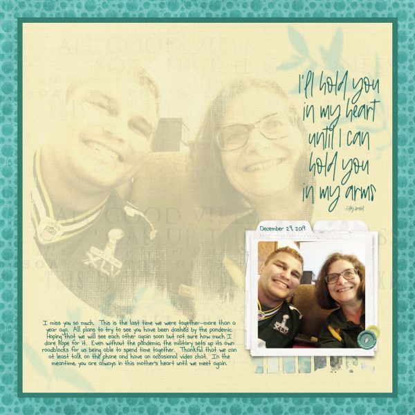 Katie Pertiet Designs Scrapbook Page Layout