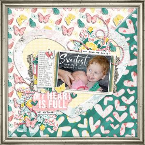 Katie Pertiet Designs Scrapbook Page Layout