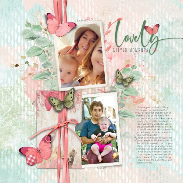 Katie Pertiet Designs Scrapbook Page Layout