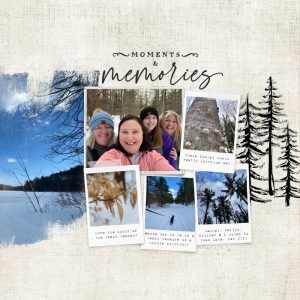 Katie Pertiet Designs Scrapbook Page Layout