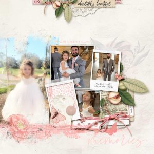 Katie Pertiet Designs Scrapbook Page Layout