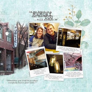 Katie Pertiet Designs Scrapbook Page Layout