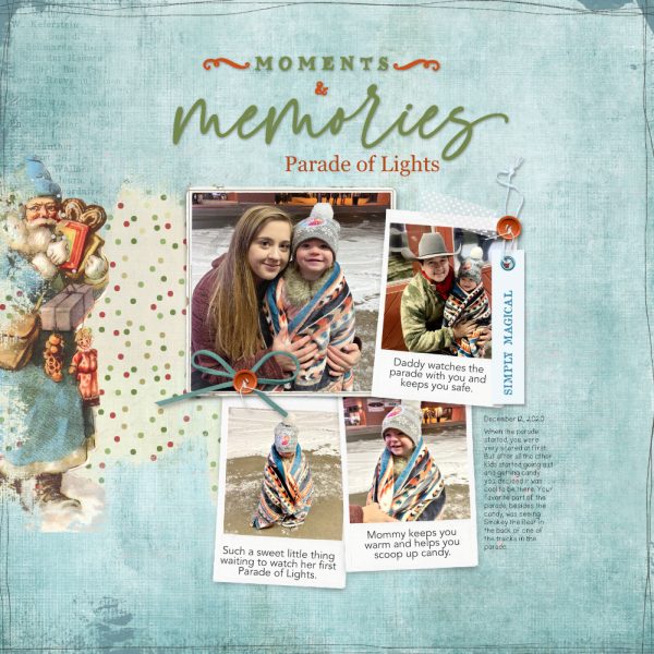 Katie Pertiet Designs Scrapbook Page Layout