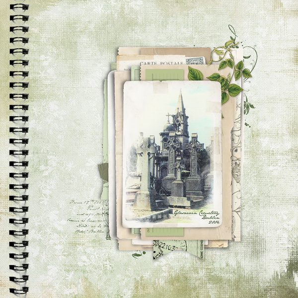 Katie Pertiet Designs Scrapbook Layout