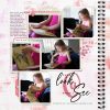 Katie Pertiet Designs Scrapbook Page Layout