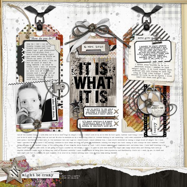 Katie Pertiet Designs Scrapbook Page Layout