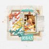 Katie Pertiet Designs Scrapbook Page Layout