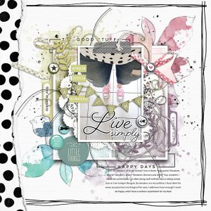 Katie Pertiet Designs Scrapbook Layout