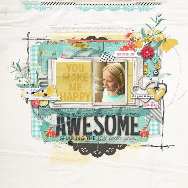 Katie Pertiet Designs Scrapbook Layout