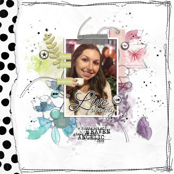 Katie Pertiet Designs Scrapbook Layout