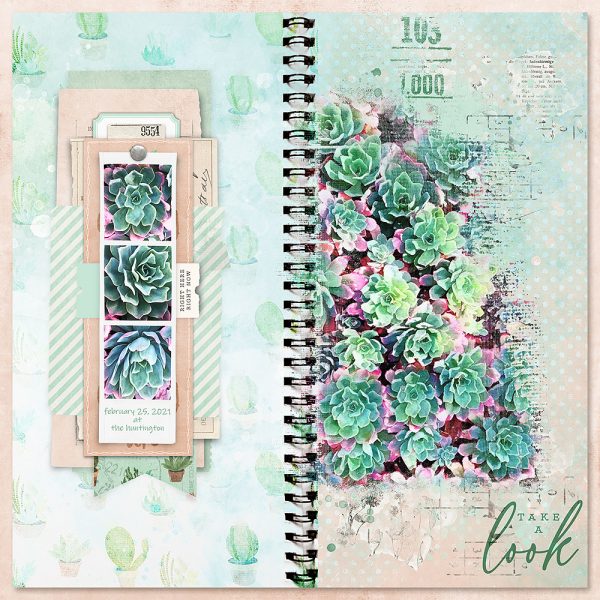 Katie Pertiet Designs Scrapbook Page Layout