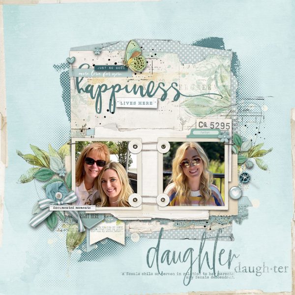 Katie Pertiet Designs Scrapbook Page Layout