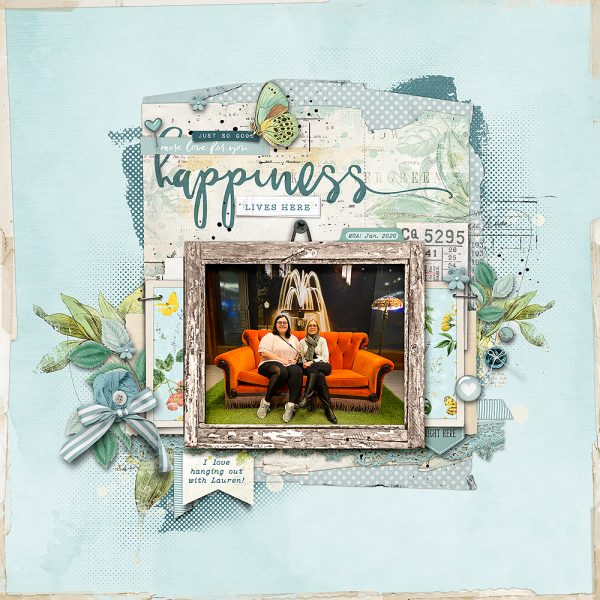 Katie Pertiet Designs Scrapbook Page Layout