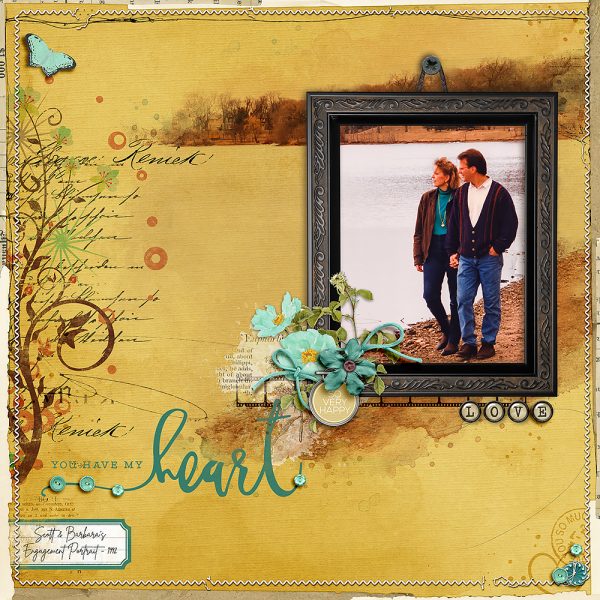 Katie Pertiet Designs Scrapbook Page Layout