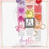 Katie Pertiet Designs Scrapbook Page Layout