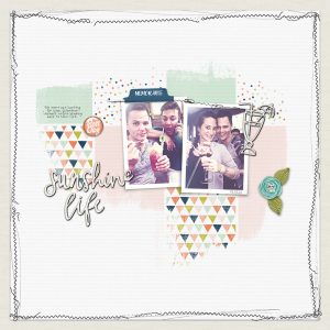 Katie Pertiet Designs Scrapbook Page Layout