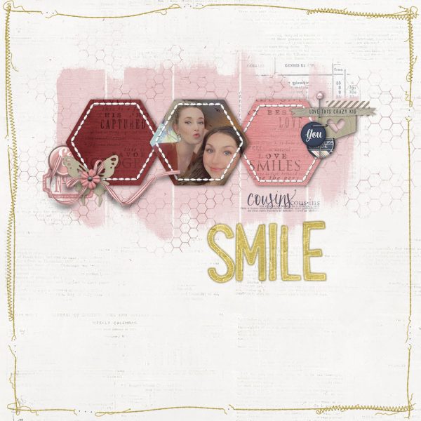 Katie Pertiet Designs Scrapbook Page Layout