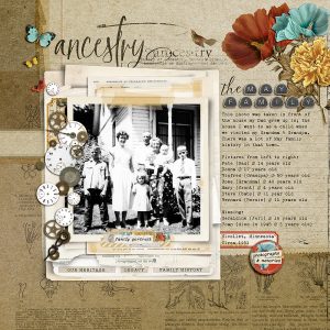 Katie Pertiet Designs Scrapbook Page Layout