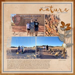 Katie Pertiet Designs Scrapbook Layout