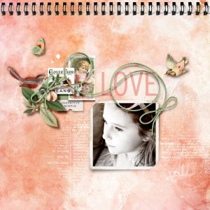 Katie Pertiet Designs Scrapbook Page Layout