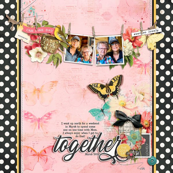 Katie Pertiet Designs Scrapbook Page Layout