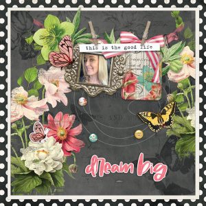 Katie Pertiet Designs Scrapbook Page Layout