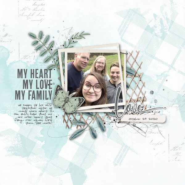 Katie Pertiet Designs Scrapbook Layout