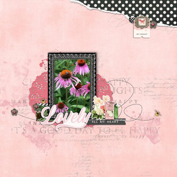 Katie Pertiet Designs Scrapbook Page Layout