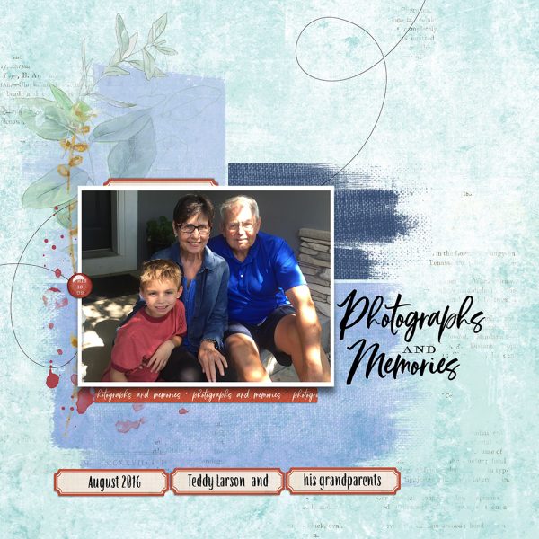 Katie Pertiet Designs Scrapbook Page Layout